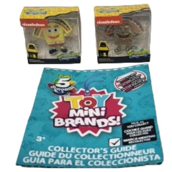 Zuru Toy Series Mini Brands SpongeBob 008 Gold Super Rare 048‎ Meme Spongebob - Picture 1 of 4